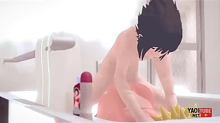 Naruto Yaoi -Sasuke fuck Naruto in bathtube - Asian Japanese Manga Anime Hentai Gay Porn